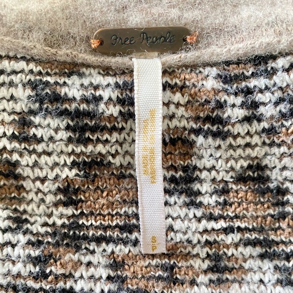 Free People Leopard Cardigan Sweater - Picture 7 of 8